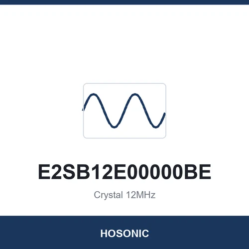 HOSONIC E2SB12E00000BE Crystal 12MHz 2520