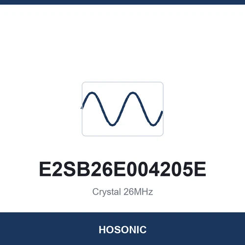HOSONIC E2SB26E004205E Crystal 26MHz 2520