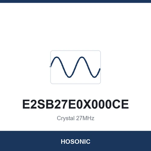 HOSONIC E2SB27E0X000CE Crystal 27MHz 2520