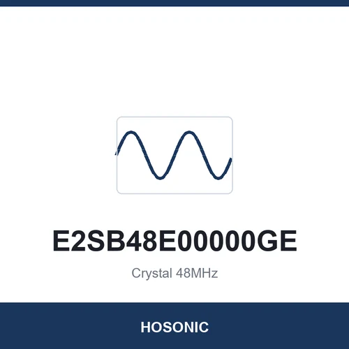 HOSONIC E2SB48E00000GE Crystal 48MHz 2520