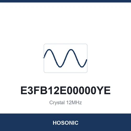 HOSONIC E3FB12E00000YE Crystal 12MHz 3225
