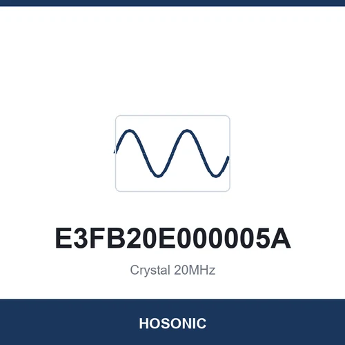 HOSONIC E3FB20E000005A Crystal 20MHz 3225