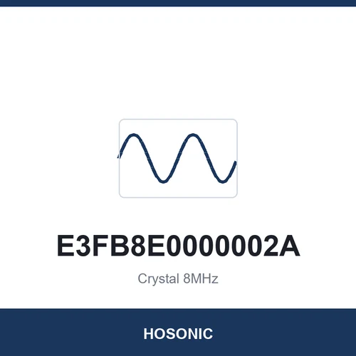 HOSONIC E3FB8E0000002A Crystal 8MHz 3225