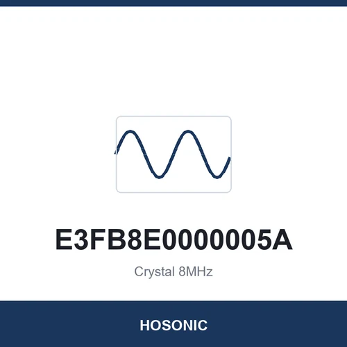 HOSONIC E3FB8E0000005A Crystal 8MHz 3225