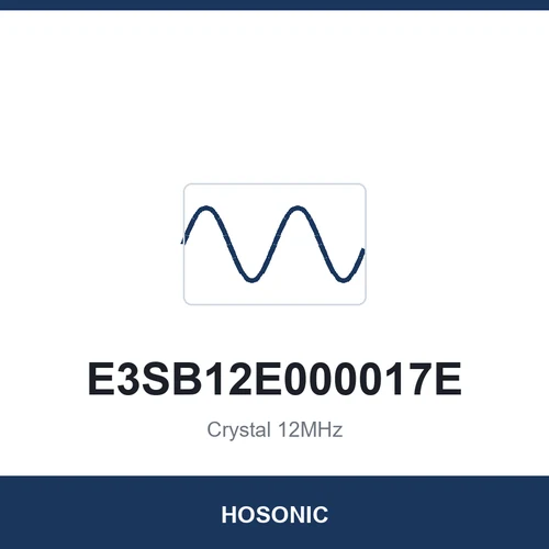 HOSONIC E3SB12E000017E Crystal 12MHz 3225
