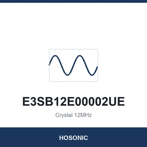 HOSONIC E3SB12E00002UE Crystal 12MHz 3225