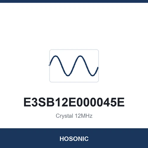 HOSONIC E3SB12E000045E Crystal 12MHz 3225
