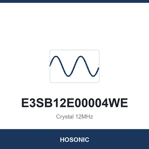 HOSONIC E3SB12E00004WE Crystal 12MHz 3225