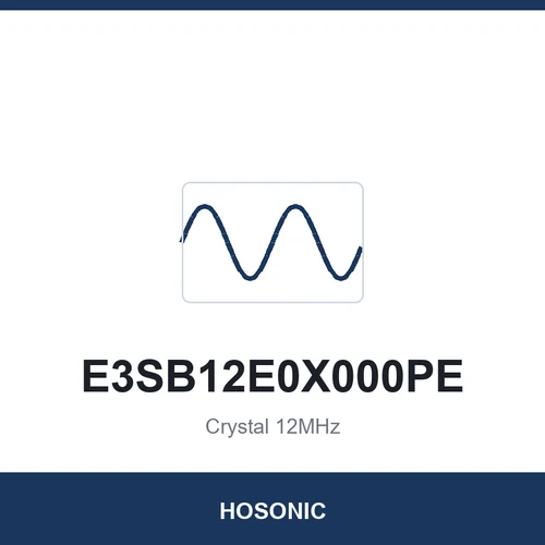 HOSONIC E3SB12E0X000PE Crystal 12MHz 3225