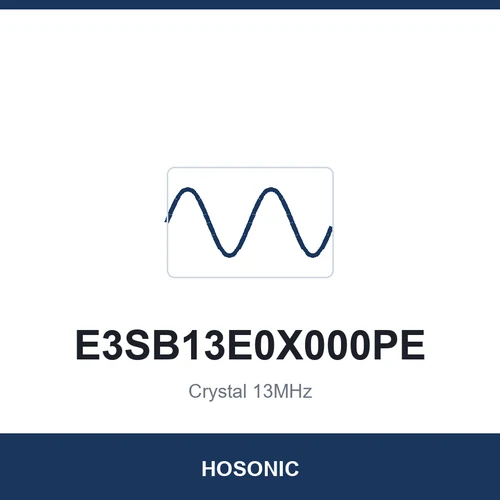 HOSONIC E3SB13E0X000PE Crystal 13MHz 3225
