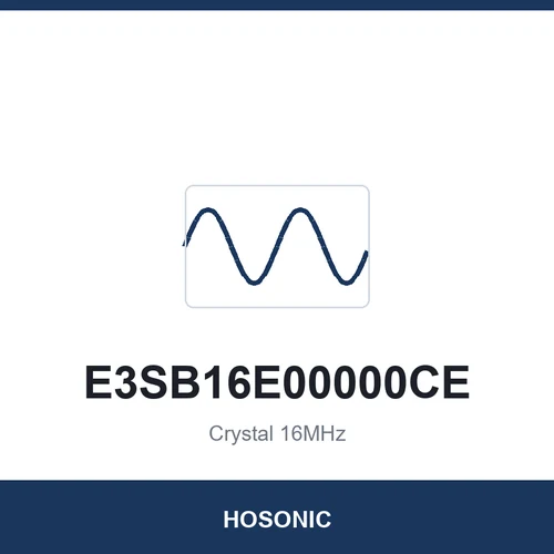 HOSONIC E3SB16E00000CE Crystal 16MHz 3225