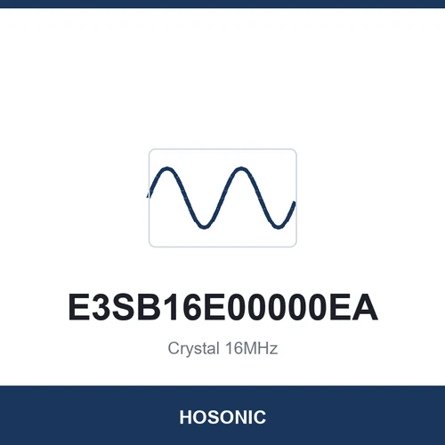 HOSONIC E3SB16E00000EA Crystal 16MHz 3225