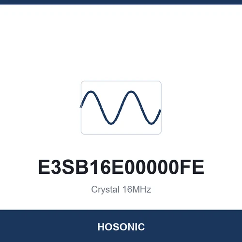 HOSONIC E3SB16E00000FE Crystal 16MHz 3225
