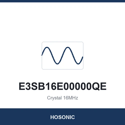 HOSONIC E3SB16E00000QE Crystal 16MHz 3225