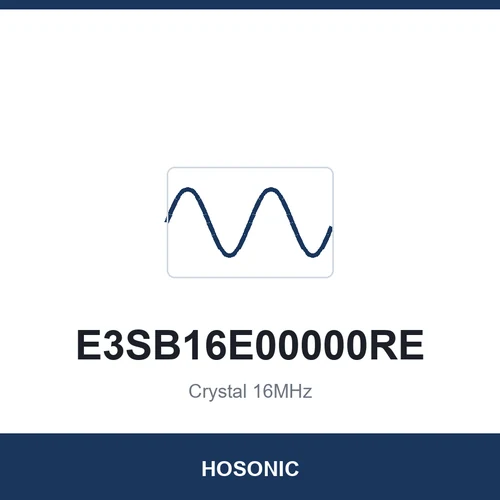 HOSONIC E3SB16E00000RE Crystal 16MHz 3225