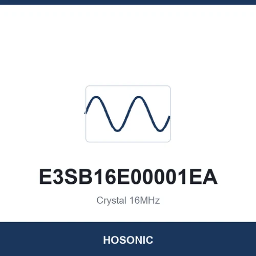 HOSONIC E3SB16E00001EA Crystal 16MHz 3225