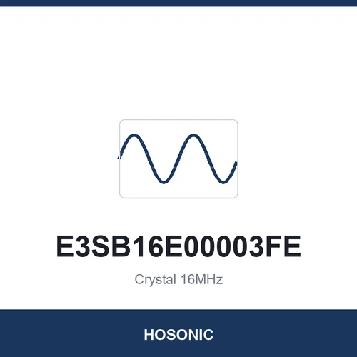 HOSONIC E3SB16E00003FE Crystal 16MHz 3225
