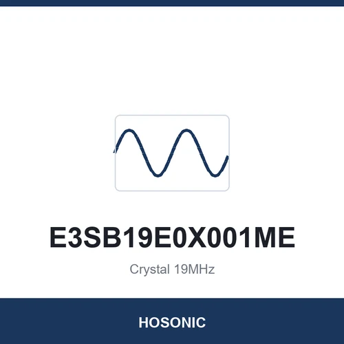 HOSONIC E3SB19E0X001ME Crystal 19MHz 3225