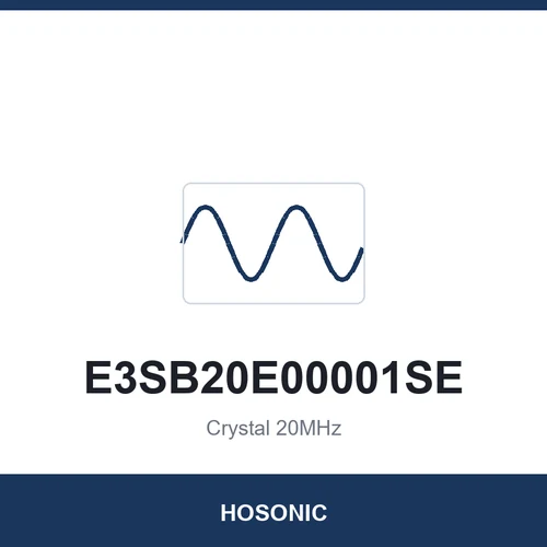 HOSONIC E3SB20E00001SE Crystal 20MHz 3225