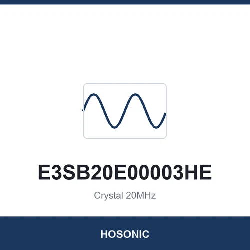 HOSONIC E3SB20E00003HE Crystal 20MHz 3225