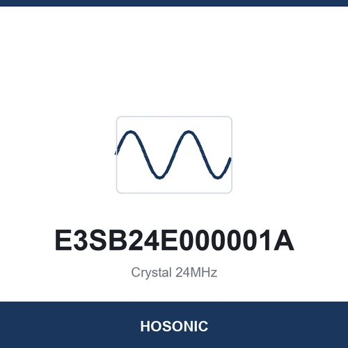 HOSONIC E3SB24E000001A Crystal 24MHz 3225