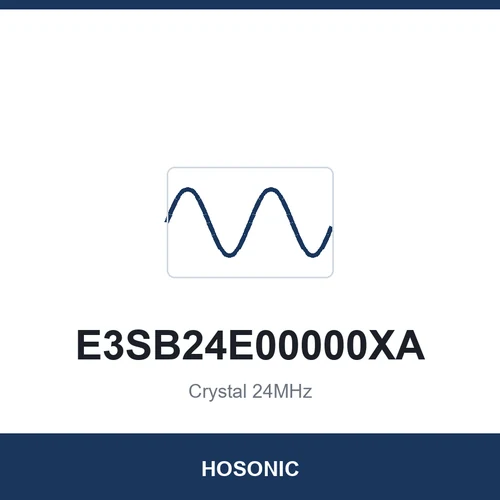 HOSONIC E3SB24E00000XA Crystal 24MHz 3225