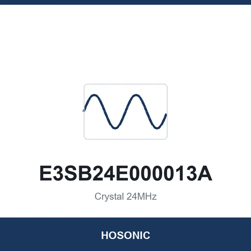 HOSONIC E3SB24E000013A Crystal 24MHz 3225