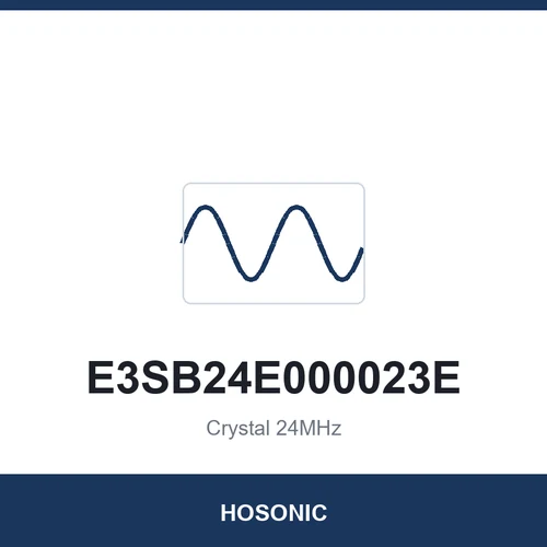 HOSONIC E3SB24E000023E Crystal 24MHz 3225