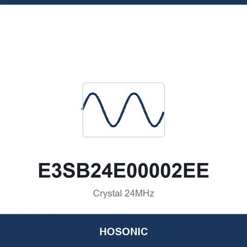 HOSONIC E3SB24E00002EE Crystal 24MHz 3225