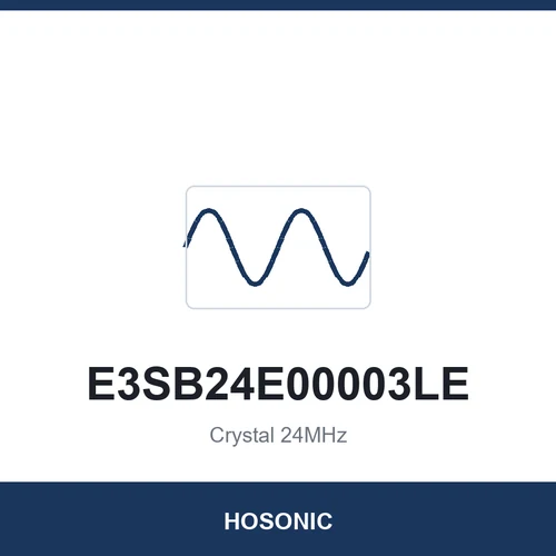 HOSONIC E3SB24E00003LE Crystal 24MHz 3225