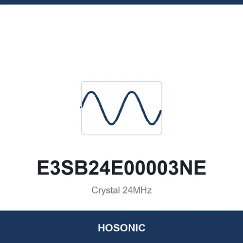 HOSONIC E3SB24E00003NE Crystal 24MHz 3225