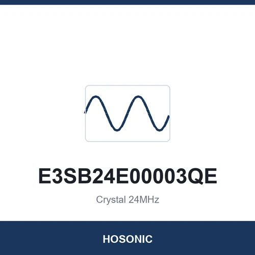 HOSONIC E3SB24E00003QE Crystal 24MHz 3225