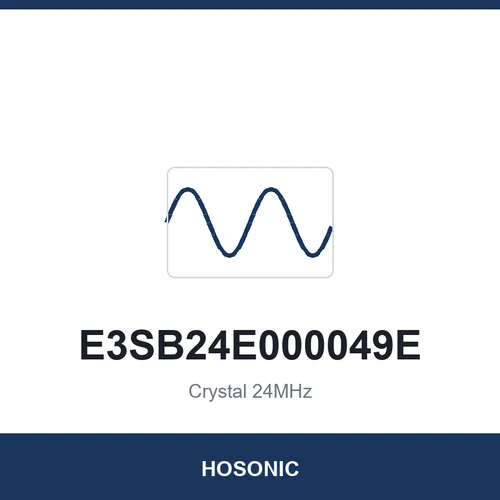 HOSONIC E3SB24E000049E Crystal 24MHz 3225