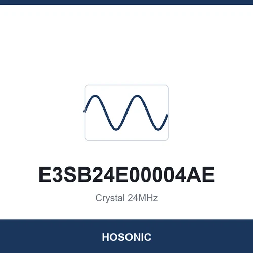 HOSONIC E3SB24E00004AE Crystal 24MHz 3225