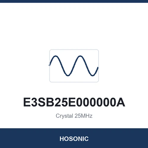 HOSONIC E3SB25E000000A Crystal 25MHz 3225