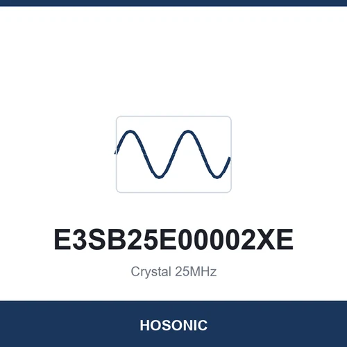 HOSONIC E3SB25E00002XE Crystal 25MHz 3225