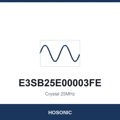 HOSONIC E3SB25E00003FE Crystal 25MHz 3225