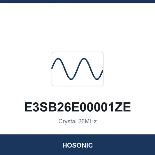 HOSONIC E3SB26E00001ZE Crystal 26MHz 3225