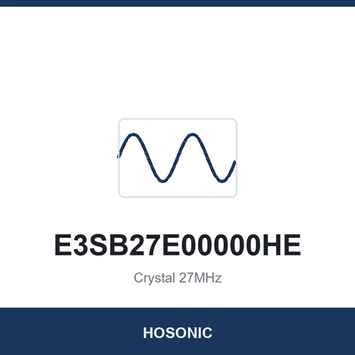 HOSONIC E3SB27E00000HE Crystal 27MHz 3225