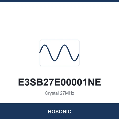 HOSONIC E3SB27E00001NE Crystal 27MHz 3225