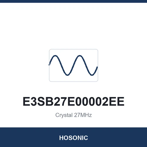 HOSONIC E3SB27E00002EE Crystal 27MHz 3225
