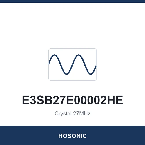 HOSONIC E3SB27E00002HE Crystal 27MHz 3225