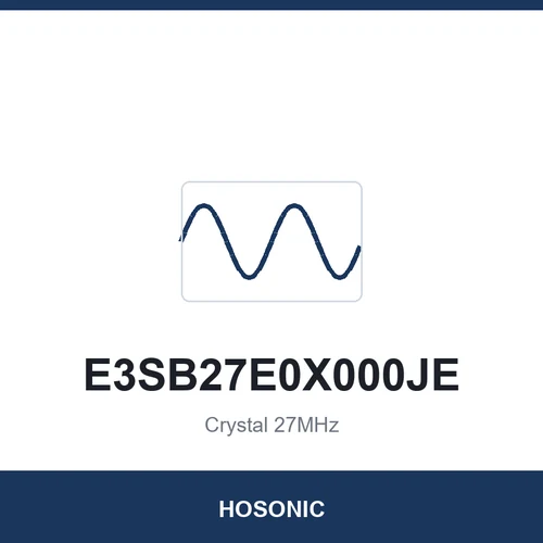 HOSONIC E3SB27E0X000JE Crystal 27MHz 3225