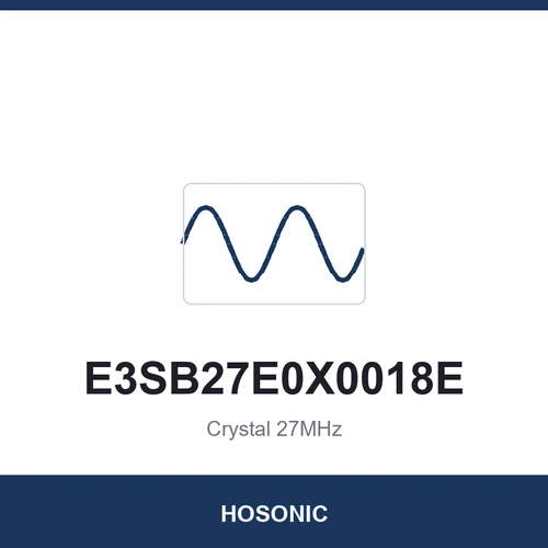 HOSONIC E3SB27E0X0018E Crystal 27MHz 3225