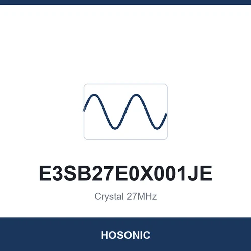 HOSONIC E3SB27E0X001JE Crystal 27MHz 3225