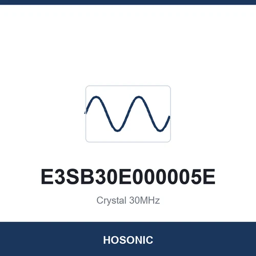 HOSONIC E3SB30E000005E Crystal 30MHz 3225