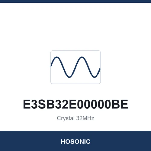 HOSONIC E3SB32E00000BE Crystal 32MHz 3225