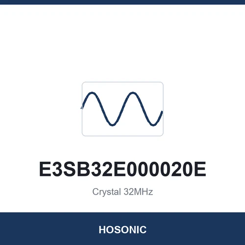 HOSONIC E3SB32E000020E Crystal 32MHz 3225