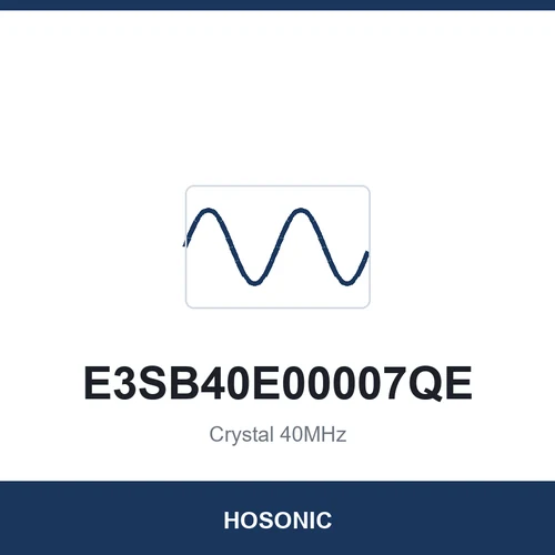 HOSONIC E3SB40E00007QE Crystal 40MHz 3225