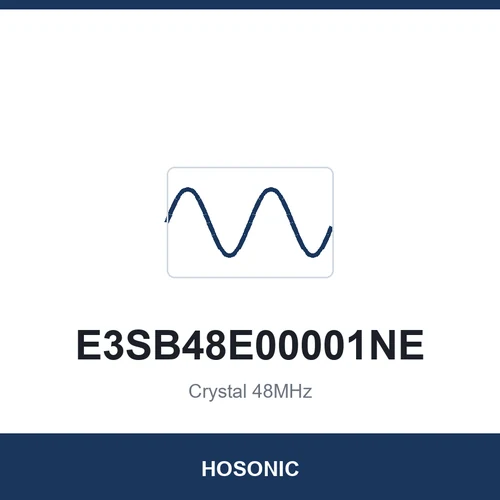 HOSONIC E3SB48E00001NE Crystal 48MHz 3225